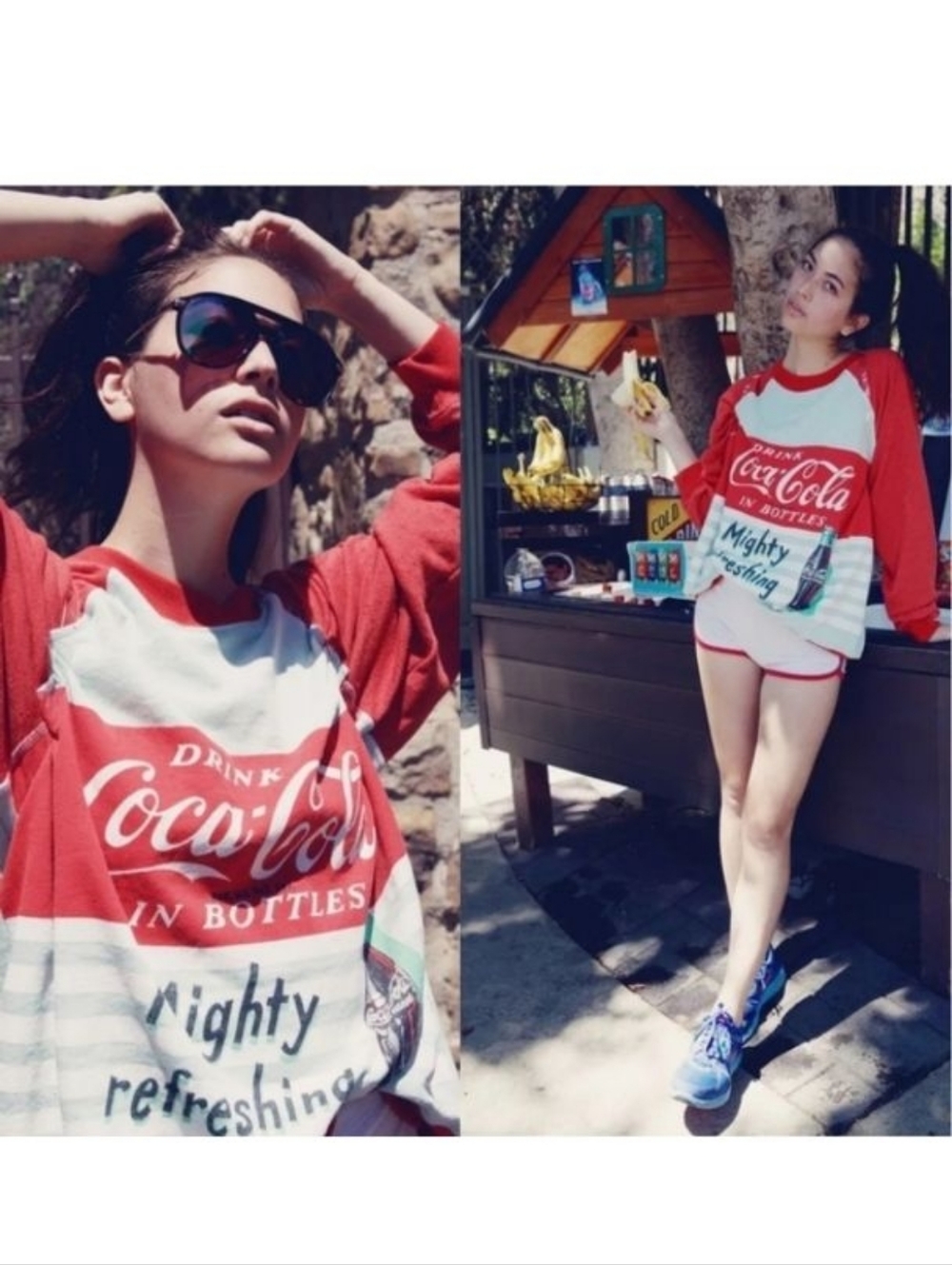 Wildfox x Coca Cola Mighty Refreshing Pullover Jumper Sweatshirt Size Small